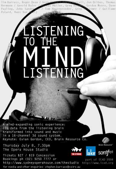 Listening to the Mind Listening Poster